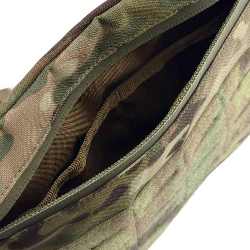 Тактическая сумка через плечо с патч панелью для шеврон Cordura Multicam HardKit RoKit S фото