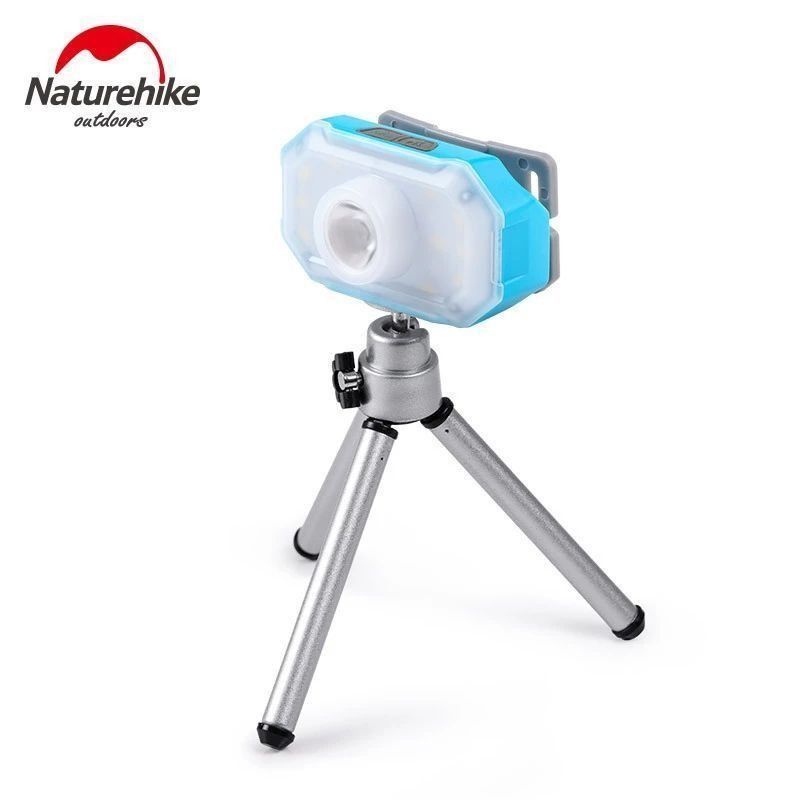 Ліхтар налобний Naturehike NH18T001-A, блакитний фото