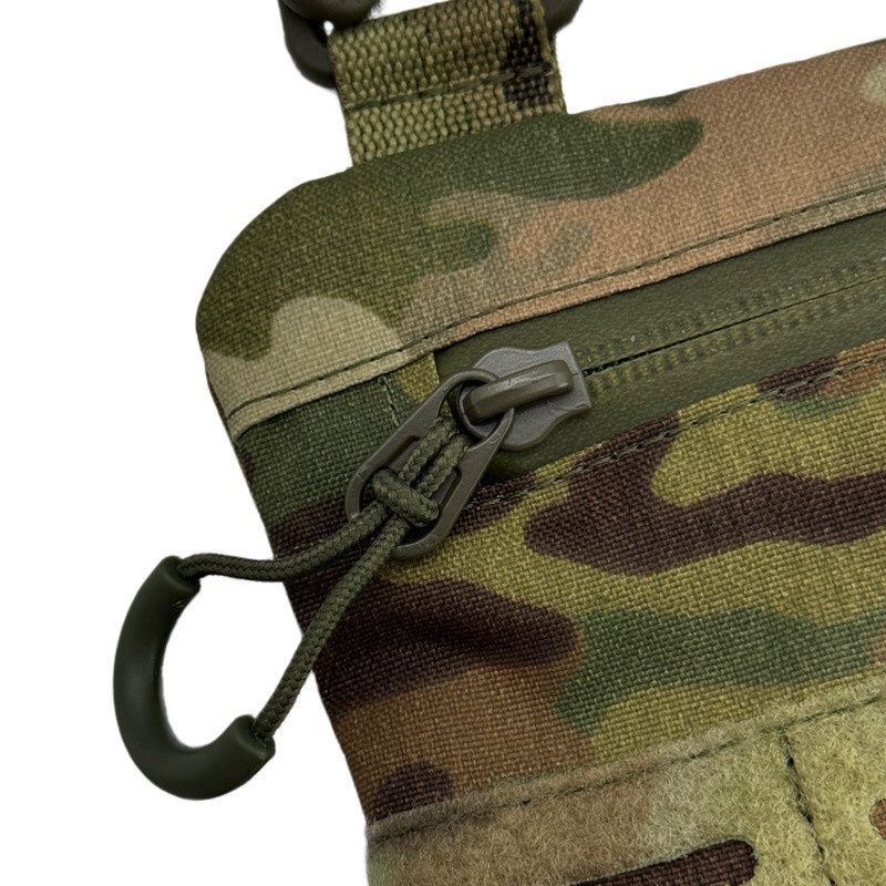 Тактическая сумка через плечо с патч панелью для шеврон Cordura Multicam HardKit RoKit S фото