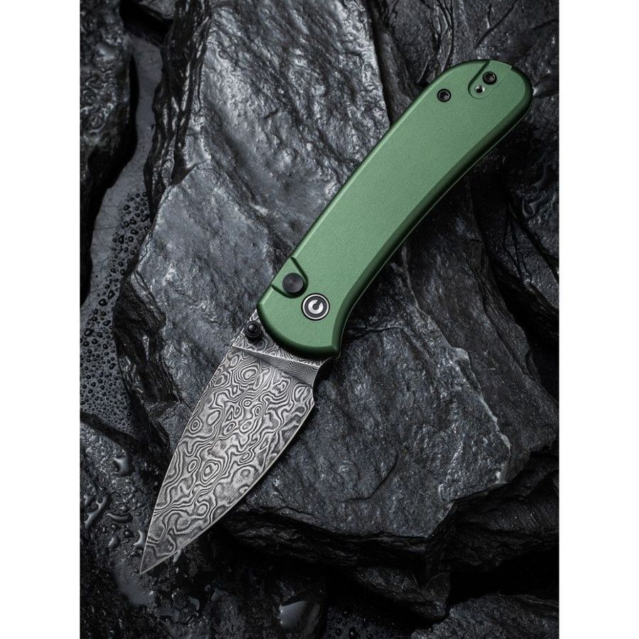 Ніж складаний Civivi Qubit Green Aluminum C22030E-DS1 фото