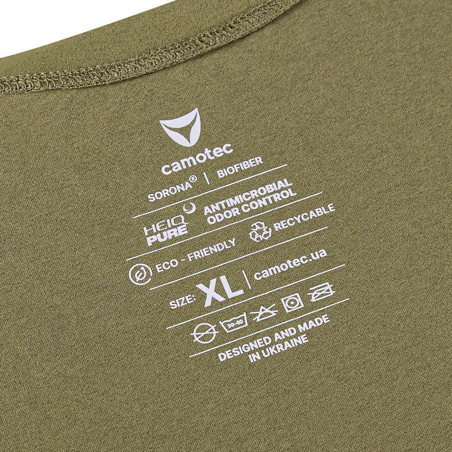 Футболка женская Pani Totem Logo V-neck песочная Camotec фото