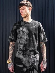 Футболка Tie Dye сіра BEZET фото