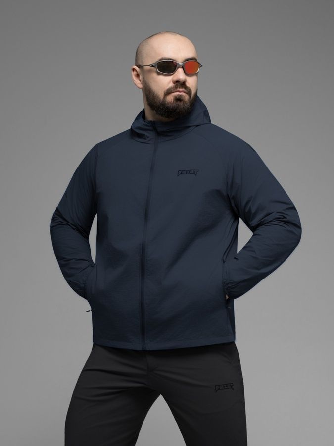Куртка ветровка BEZET Solguard UV 100 синий фото