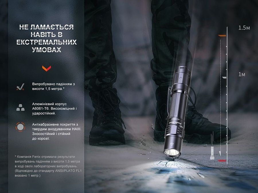 Ліхтар тактичний акумуляторний Fenix PD35R фото