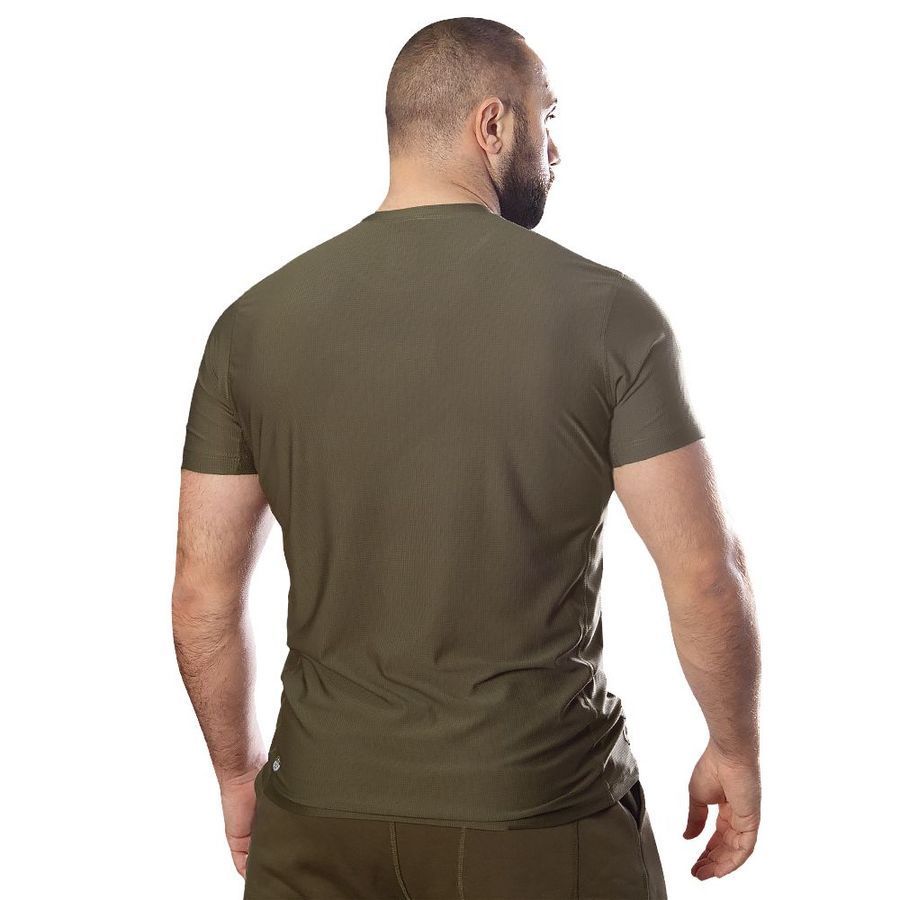 Чоловіча футболка Chiton CoolPas Grid 2.0 Масло Olive Camotec фото