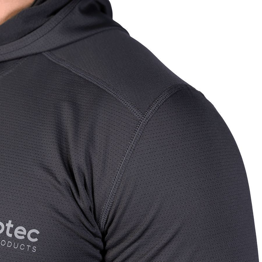 Мужской лонгслив Chiton Hood 2 0 серый Camotec фото