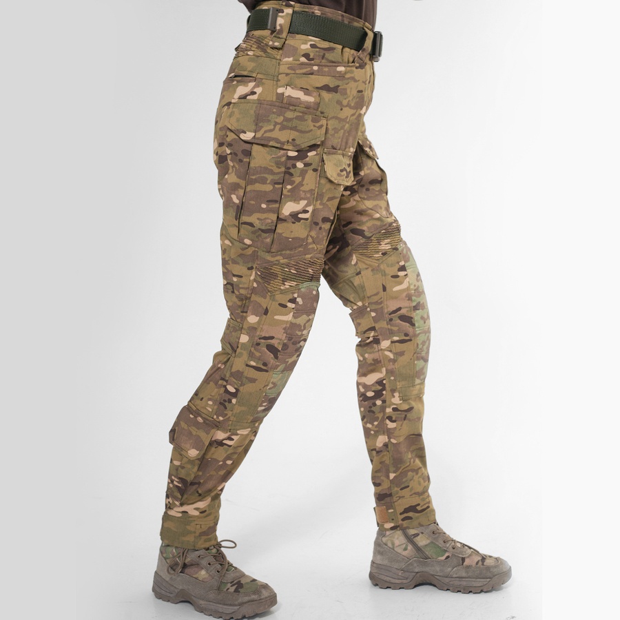 Жіночі штурмові штани Gen 5.2 Multicam (OAK) UATAC з наколінниками L фото