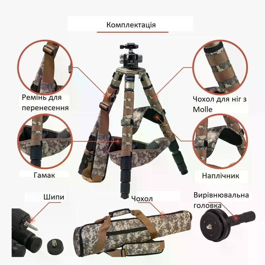 Штатив Athlon Midas Tripod CF40 фото