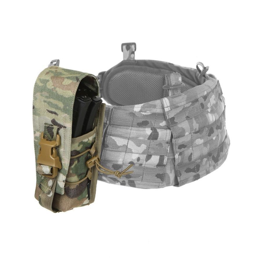 Универсальный закрытый подсумок под магазины AK и AR Multicam MOLLI фото
