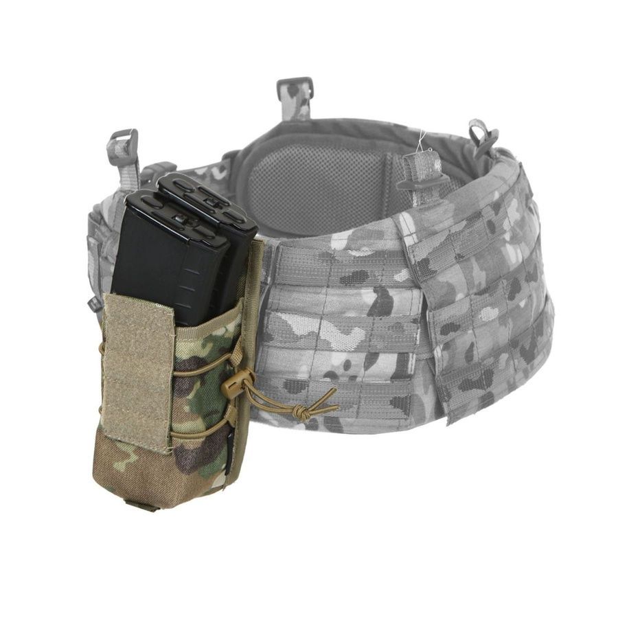 Универсальный закрытый подсумок под магазины AK и AR Multicam MOLLI фото