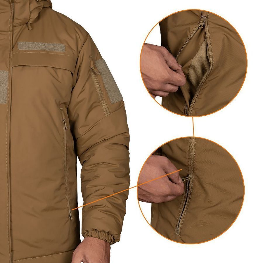 Куртка зимова Patrol System . Nylon Taslan Койот Camotec фото