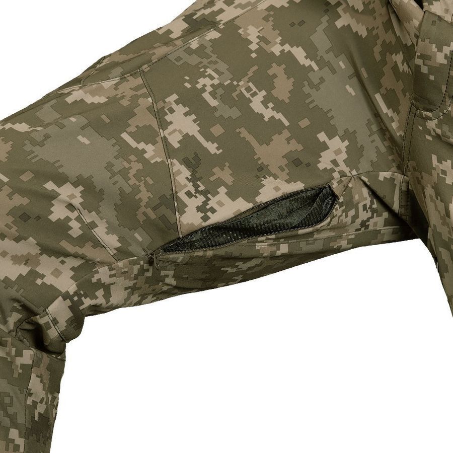 Демисезонный мужской военный комплект Softshell Пиксель Camotec фото