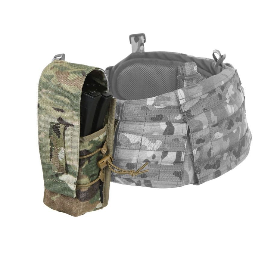 Универсальный закрытый подсумок под магазины AK и AR Multicam MOLLI фото