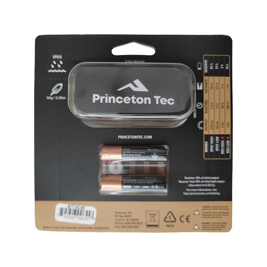 Налобний ліхтар Princeton Tec Byte Multicam 200lm фото
