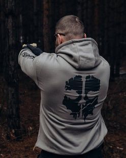 Худі BEZET Шаманбат ARMY GREY фото