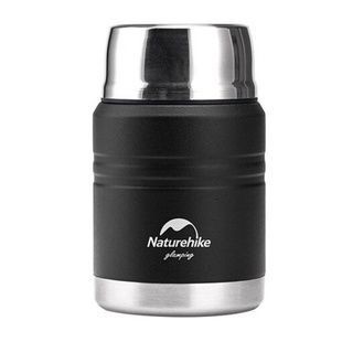 Термос Naturehike Stew beaker NH20SJ041, 304 сталь, 0.5 л, черный фото