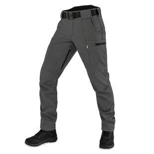 Тактичні демісезонні штани Stalker SoftShell Vent 3.0 Графіт Camotec фото