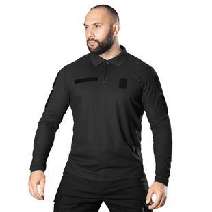 Поло Paladin 2.0 Long CoolPass LT Черное(8919), S фото