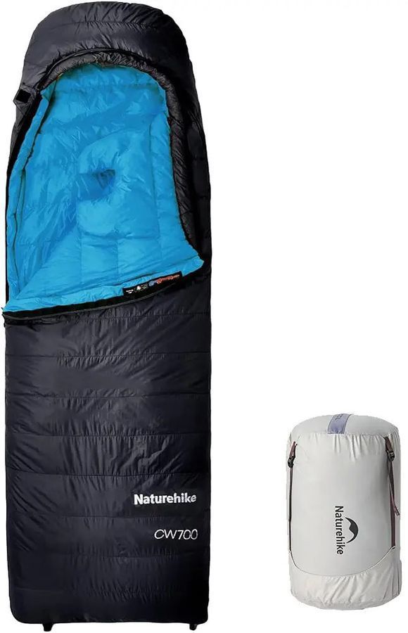 Спальный мешок Naturehike LW180 Mini NH21MSD04 XL левый тёмно-зелёный фото