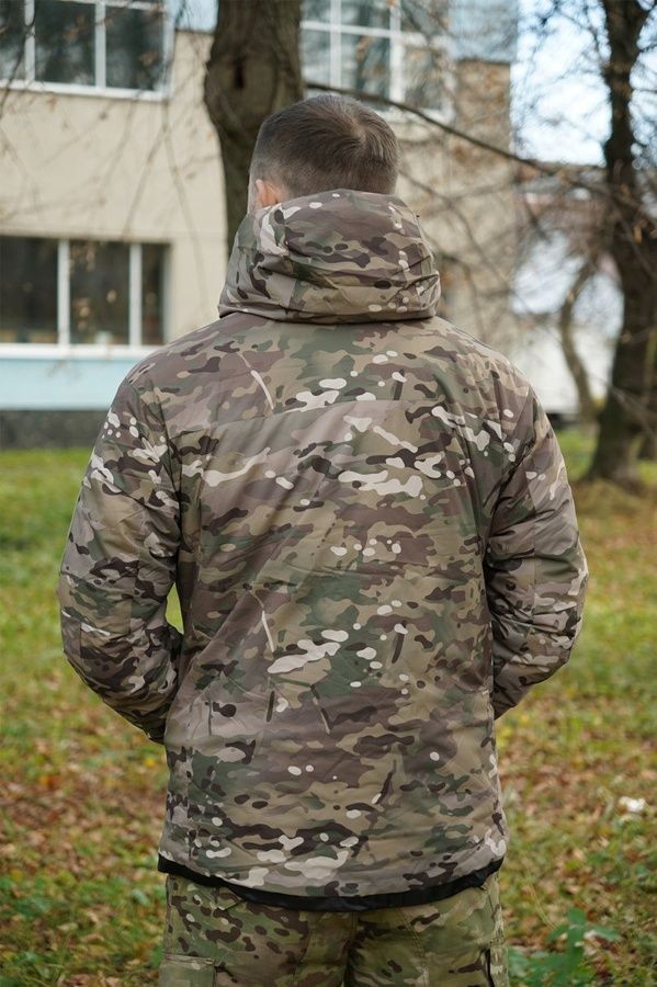 Зимова військова куртка Утеплена SQG Multicam Kiborg фото