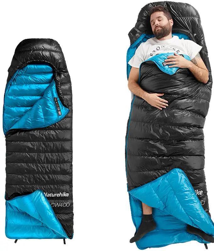 Спальный мешок Naturehike LW180 Mini NH21MSD04 XL левый тёмно-зелёный фото