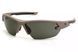 Защитные очки Venture Gear Tactical Semtex 2.0 Tan (Forest Gray) Anti-Fog, черно-зеленые в песочной оправе фото 2