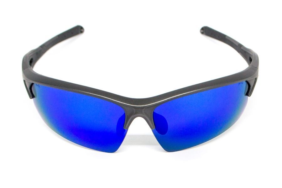 Защитные очки Venture Gear MontEagle GunMetal (ice blue mirror) Anti-Fog, синие зеркальные фото