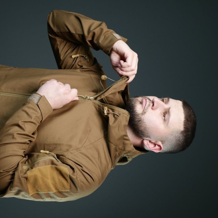 Тактическая куртка Twill GEN I | Койот | Летняя военная куртка без подкладки фото