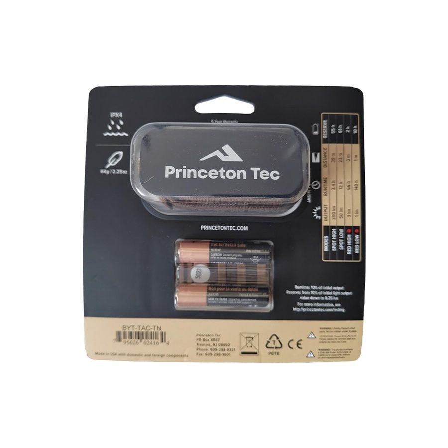 Налобный фонарь Princeton Tec Byte Tan 200lm фото