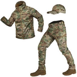 Демисезонный мужской военный костюм-военный комплект Softshell Multicam Camotec фото