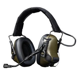 Активные защитные наушники Earmor M33 (FG) Olive с Bluetooth и гарнитурой фото