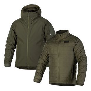 Комплект 2в1 Куртка SoftShell с подстёжкой (9421+9422) Олива (9423), 2XL фото