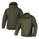 Комплект 2в1 Куртка SoftShell с подстёжкой (9421+9422) Олива (9423), S фото 1