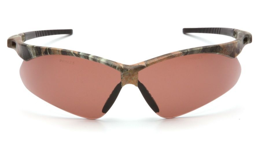 Окуляри захисні Pyramex Pmxtreme Camo (bronze) Anti-Fog, коричневі в камуфляжній оправі фото
