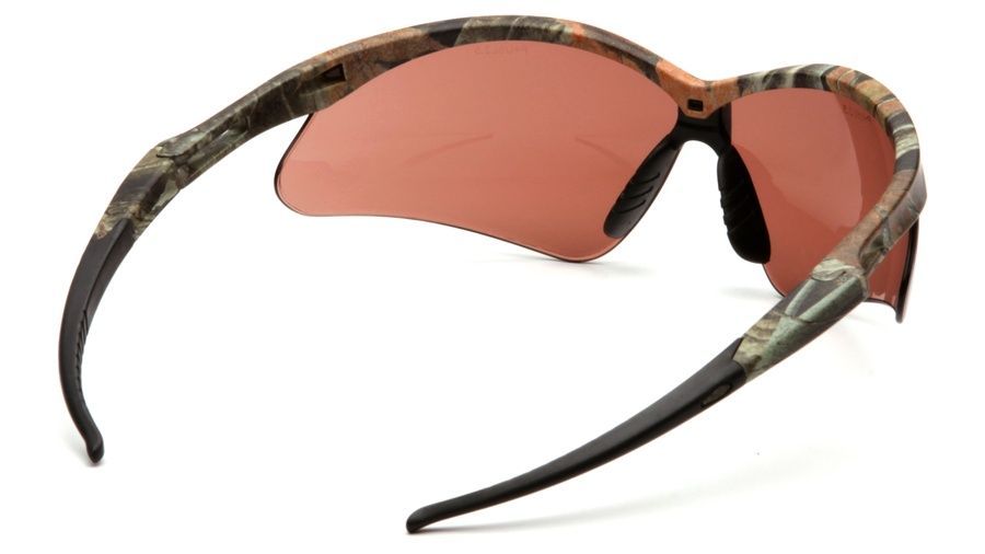 Окуляри захисні Pyramex Pmxtreme Camo (bronze) Anti-Fog, коричневі в камуфляжній оправі фото