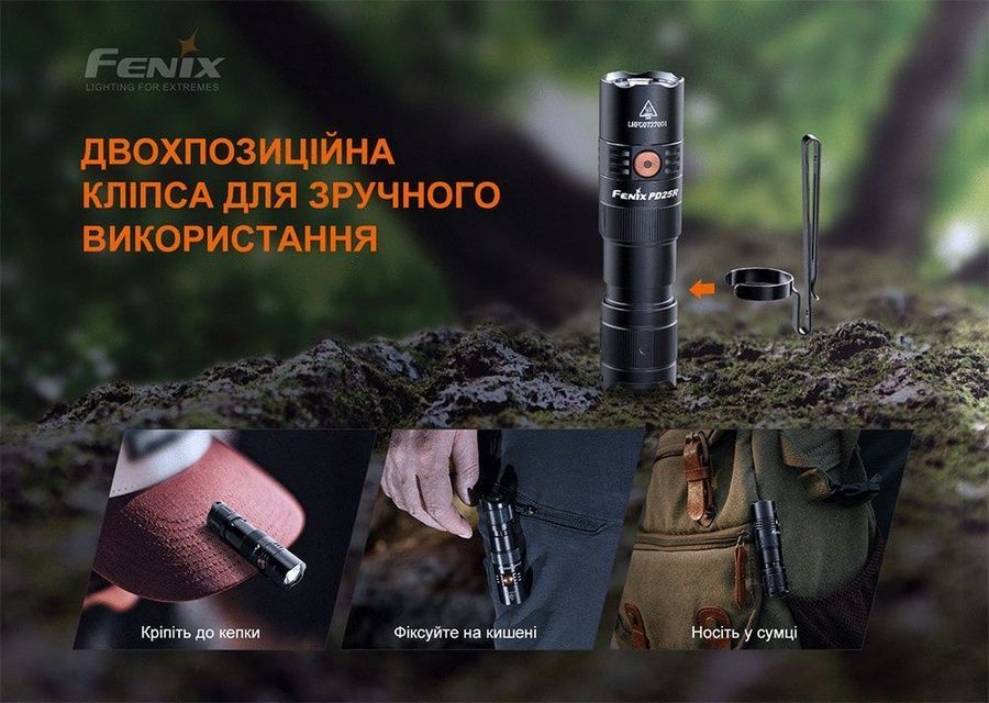 Ліхтар ручний Fenix PD25R фото