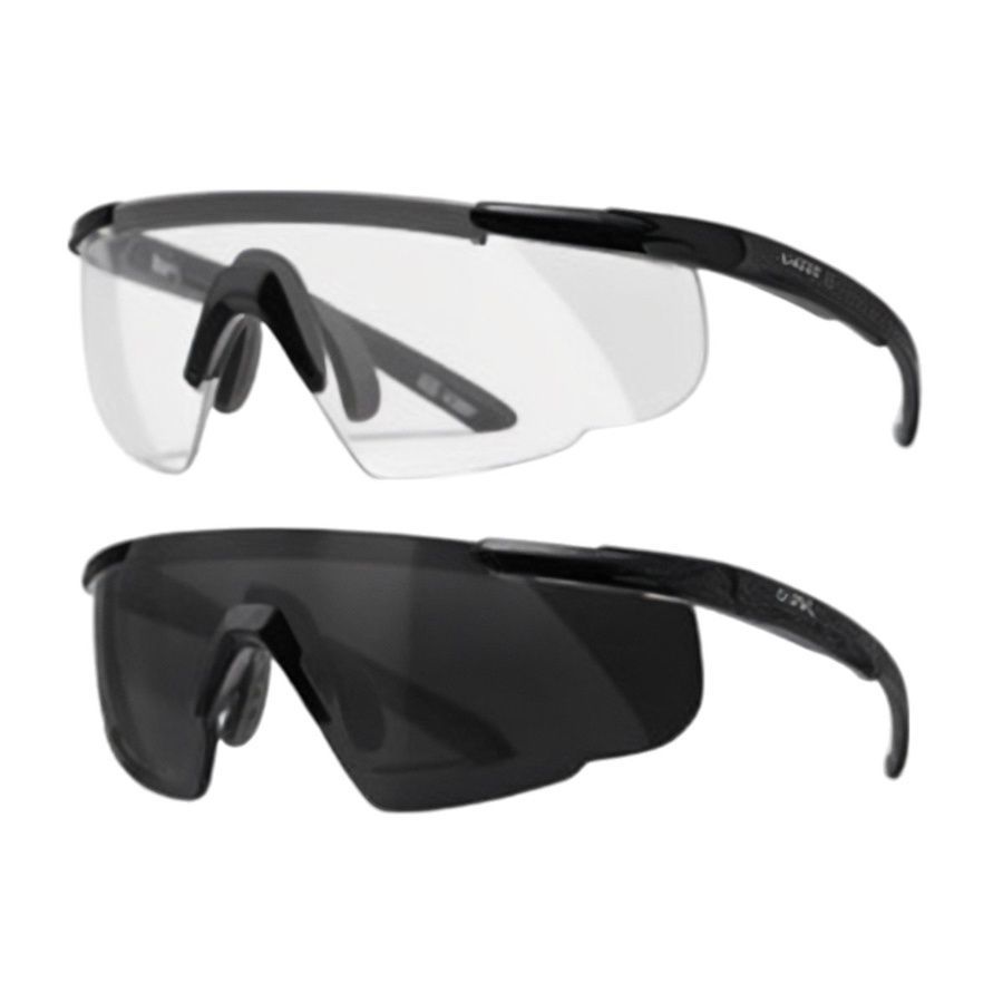 Захисні окуляри Wiley X Saber Advanced 307 набір 2шт- Smoke Grey/Сlear фото