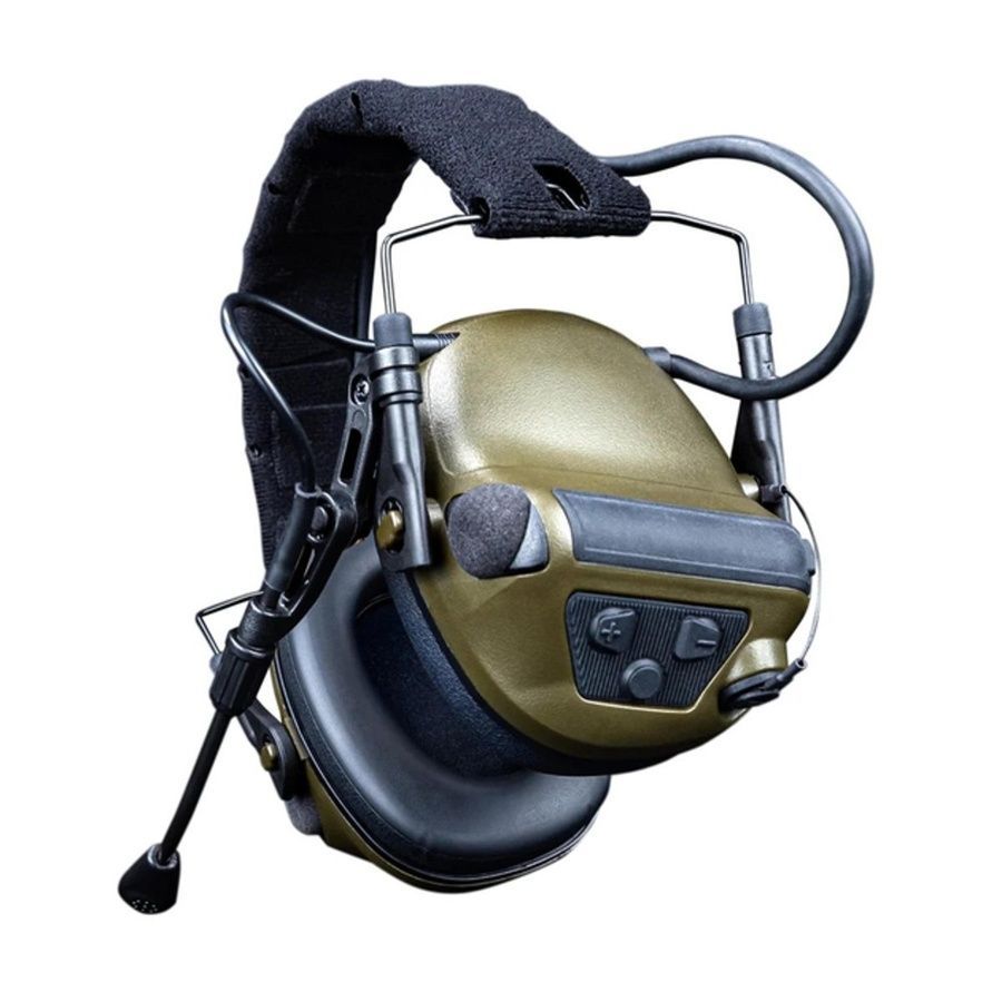 Активні захисні навушники Earmor M33 (FG) Olive з Bluetooth та гарнітурою фото