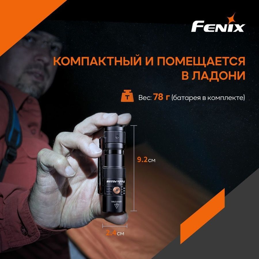 Ліхтар ручний Fenix PD25R фото