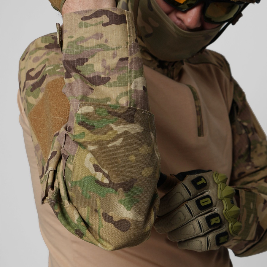 Комплект штурмовые штаны + убакс UATAC Gen 5.3 Multicam STEPPE (Степ) бежевий M фото