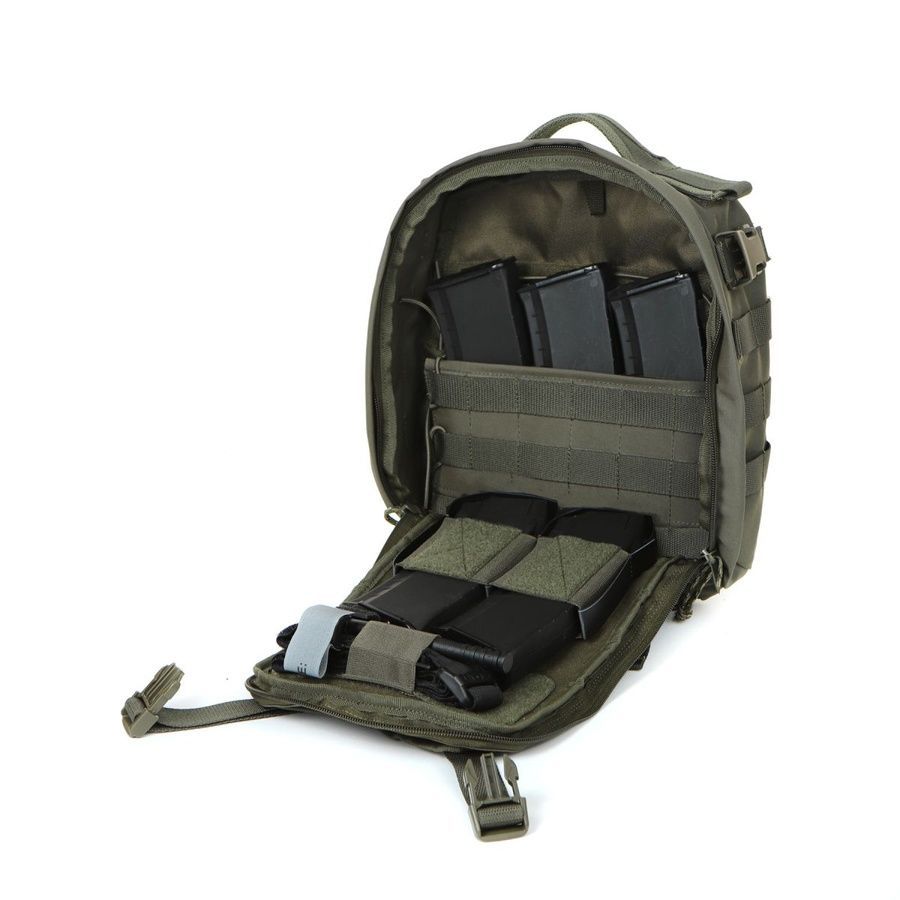 Тактичний рюкзак з кріпленням до плитоноски 6 л Ranger Green МОЛЛІ