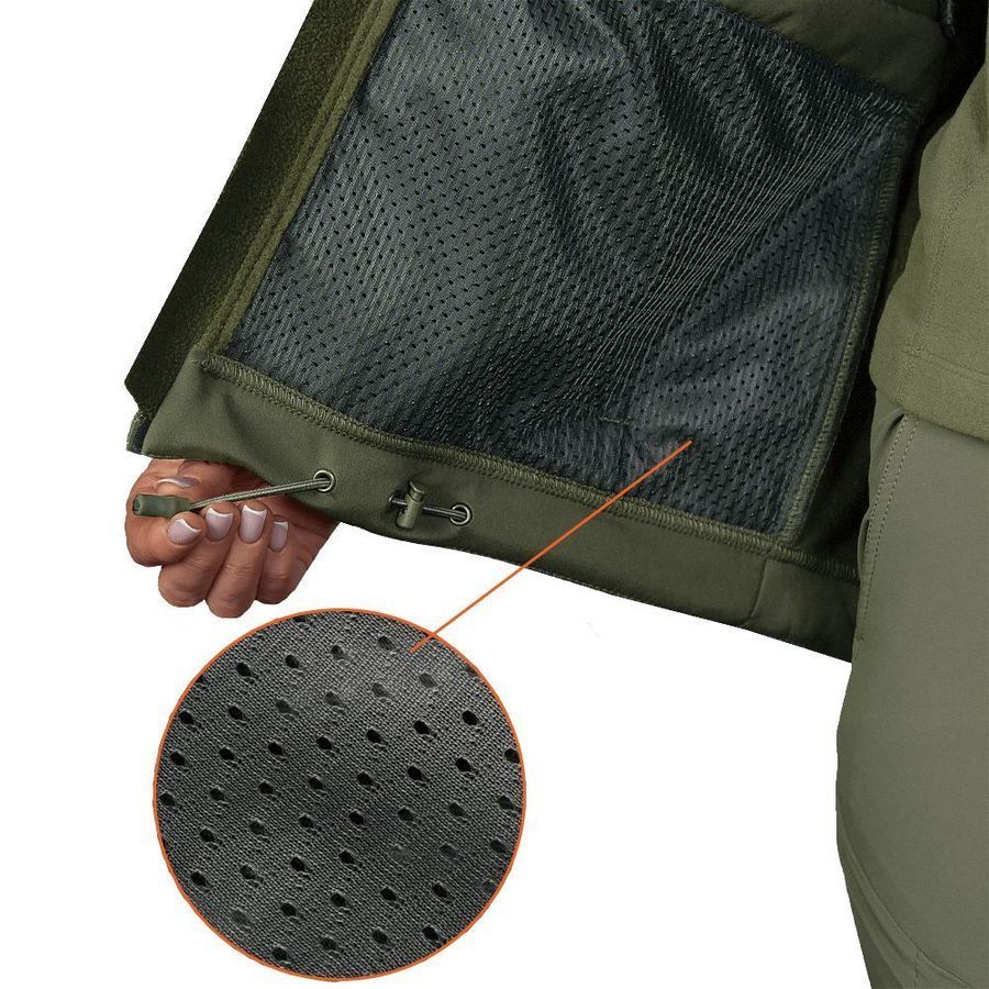 Демисезонная женская тактическая куртка Softshell Stalker олива Camotec фото