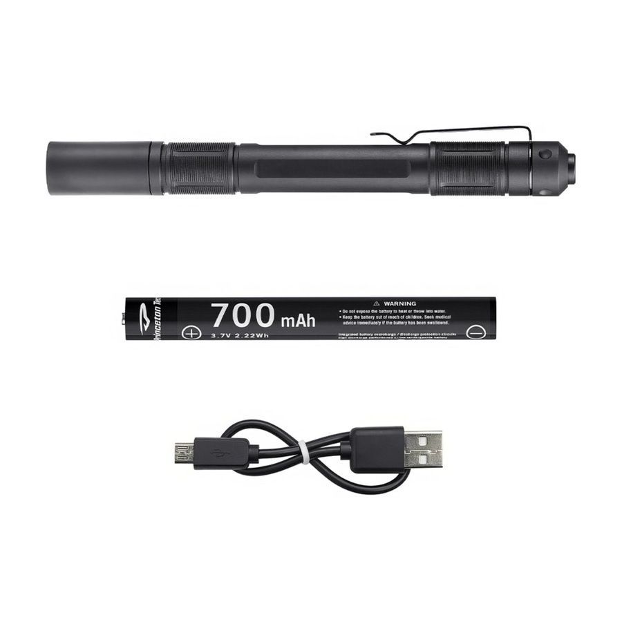 Фонарь Princeton Tec Alloy-X Rechargeable Black 400lm фото
