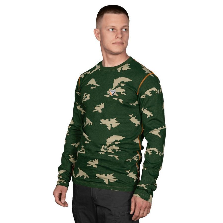 Чоловічий лонгслів Bavovna Camotec фото