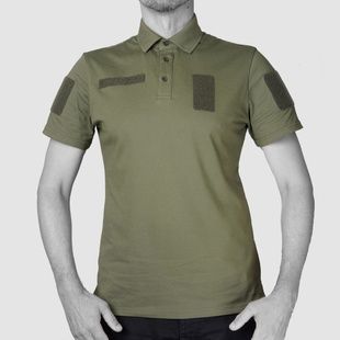 Поло UATAC Military з 4 велкро Олива (Olive) XS фото