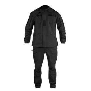 Польовий костюм FS Stretch-RipStop (Кітель та штани) для ЗСУ - Чорний фото
