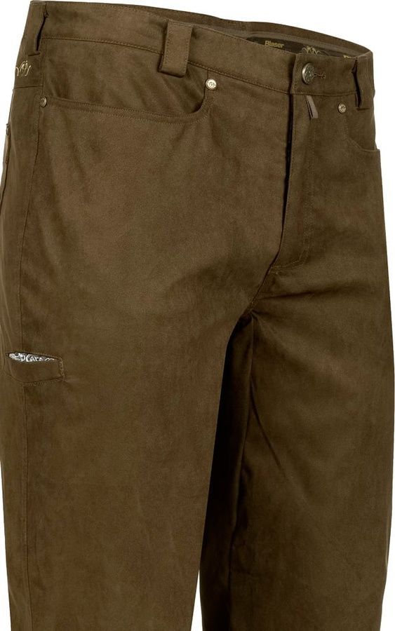 Охотничьи демисезонные брюки Suede Maddox Dark коричневые Blaser Active Outfits фото
