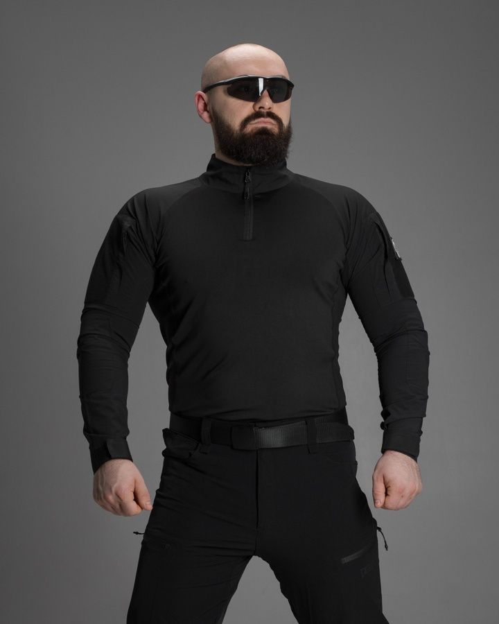 Рубашка тактическая мужская BEZET Combat черный фото