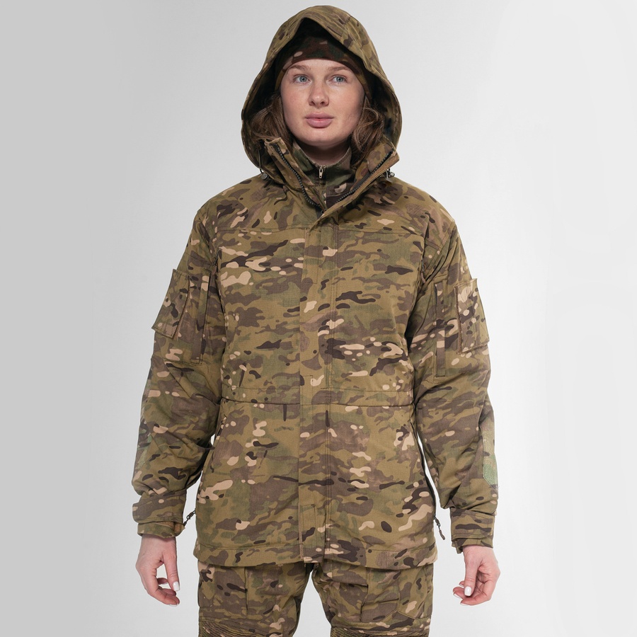 Жіноча штурмова куртка Gen 5.2 Multicam (OAK) UATAC Куртка пара з флісом S фото