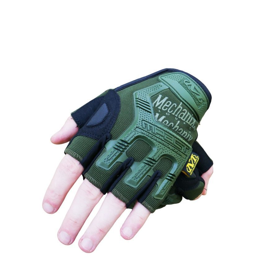 Тактичні рукавички Безпалі MXK-2 олива Mechanix фото